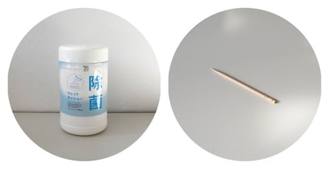 マウス掃除に使う道具
