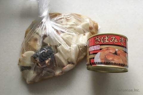 アイラップ さば味噌缶と大根の煮物