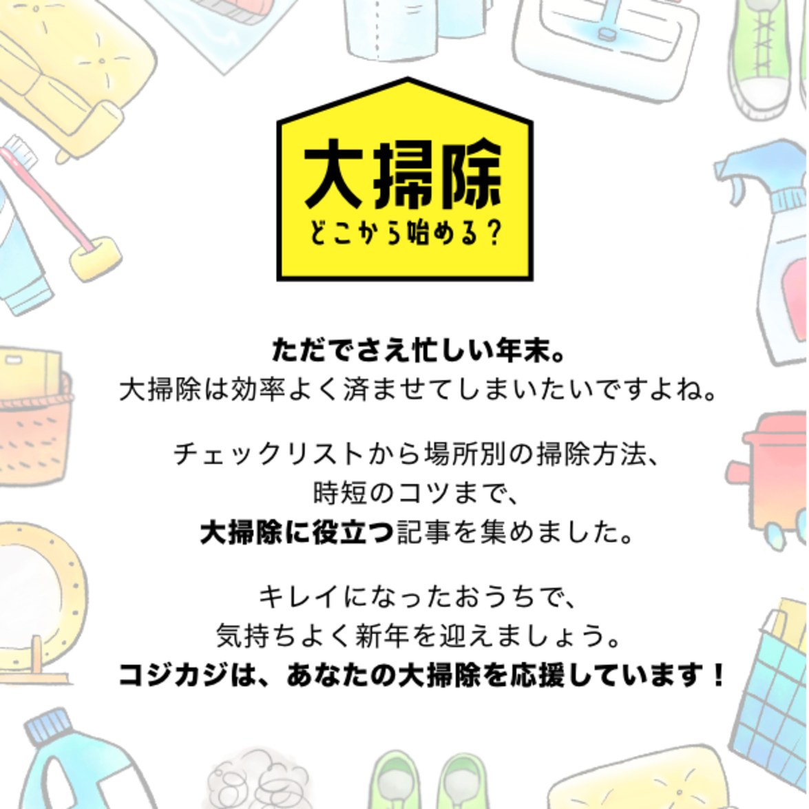 掃除 どこから 始める