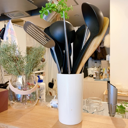 無印HAUL】磁器のキッチンツールスタンドが優秀です👏 | コジカジ